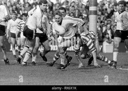 Halifax Town v Widnes Silk Cut Challenge Cup Final 1987 Headingley Leeds Stockfoto