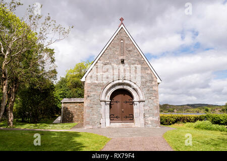 Berühmte Oratorium in der Gougane Barra in County Cork, Irland. Stockfoto