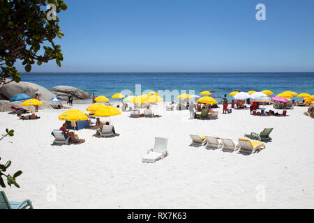 Clifton dritte Strand in Kapstadt, Südafrika Stockfoto