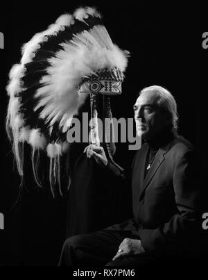 Phil Fontaine, Aboriginal Führer und letzten nationalen Leiter der Versammlung der First Nations Stockfoto