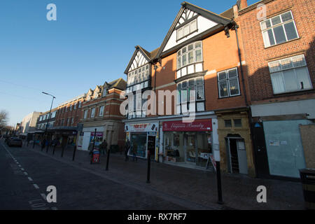 Abington Street Northampton Großbritannien Stockfoto