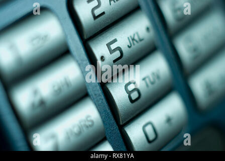 Alte Handy Tastatur Stockfoto