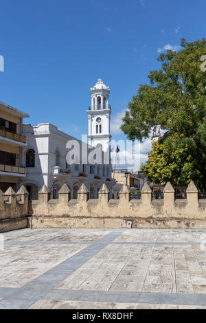 Die Kathedrale Santa María la Menor in der Kolonialzone von Santo Domingo Stockfoto