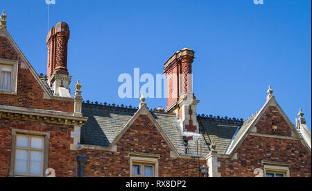 Sandringham House Gardens und 20.000 Hektar großen, privaten Wohnsitz von Königin Elizabeth II. in Sandringham in Norfolk. England Stockfoto