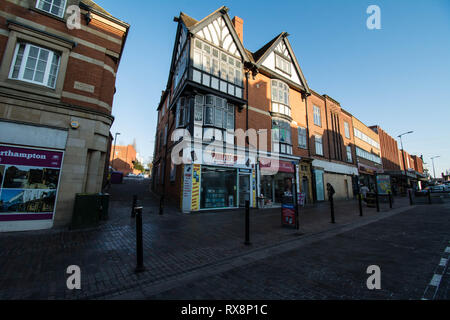 Abington Street Northampton Großbritannien Stockfoto