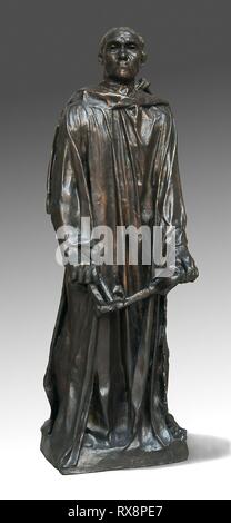 Ein Bürger von Calais (Jean d'Aire). Auguste Rodin; Französisch, 1840-1917. Datum: 1889. Abmessungen: 208,3 x 66 cm (82 × 26). Gips. Herkunft: Frankreich. Museum: Das Chicago Art Institute. Stockfoto