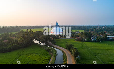 Hambantota Raja Maha Vihara ist eine alte buddhistische Tempel in Hambantota, südlichen Provinz von Sri Lanka. Stockfoto