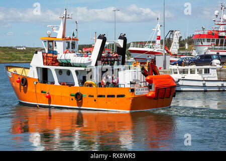 Cape Clear Fähre, Baltimore Harbor West Cork Irland Stockfoto