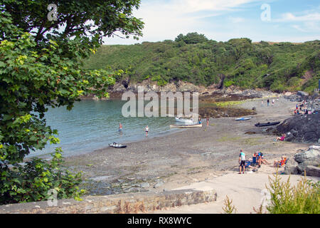 Kleine Bucht Angelsey Wales Stockfoto