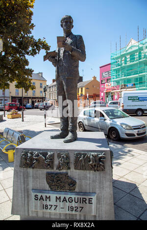 Sam Maguire statue Dunmanway Stockfoto