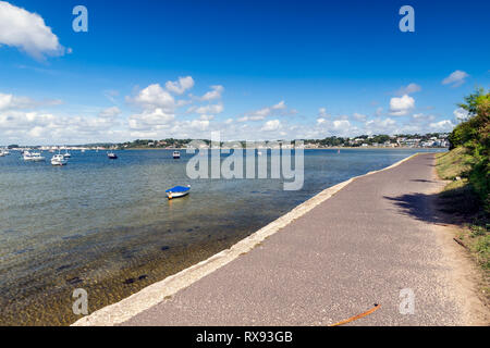 Poole Harbour aus Sandbänken Dorset England UK Europa Stockfoto