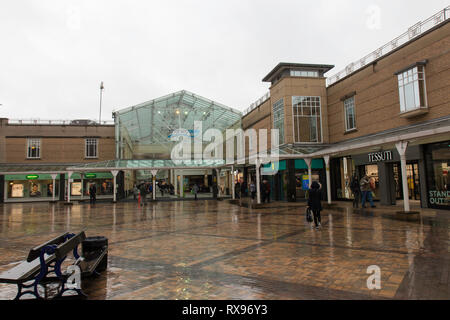 Ein regnerischer Tag in Stockport Stockfoto