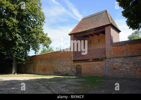 Wiekhaus Haus, Befestigungsmauer, Wittstock, Wittstock/Dosse, Brandenburg, Deutschland Stockfoto