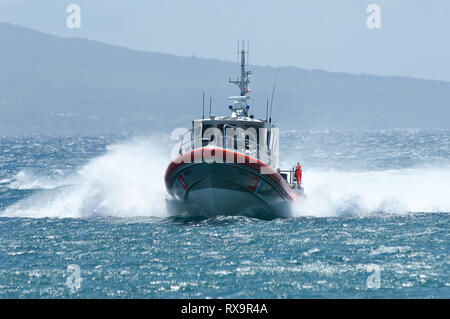 USCG Antwort Boot Stockfoto