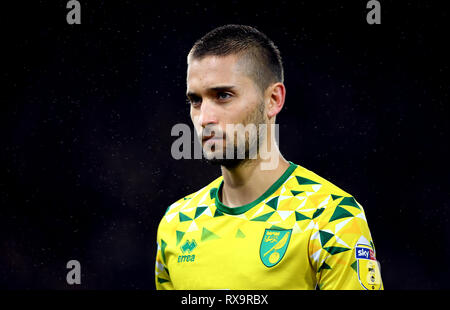 Norwich City Moritz Leitner während der Sky Bet Championship Match an der Carrow Road, Norwich. Stockfoto