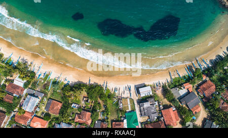 Antenne. Dikwella, Sri Lanka. Stockfoto