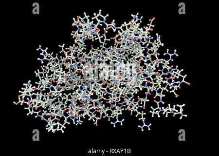 Hormon Erythropoetin Molekül, Abbildung Stockfoto