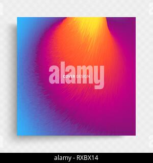 Abstrakte verschwommene Farbe Hintergrund. Moderne-vektor design für mobile App. Trendy Gradienten. Stock Vektor