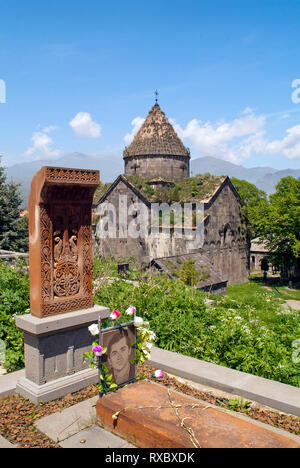 Das Welterbe Sanahin Kloster, im 10. Jahrhundert gebaut, in der debed Canyon, Armenien. Armenien ist die älteste christliche Nation der Erde Stockfoto