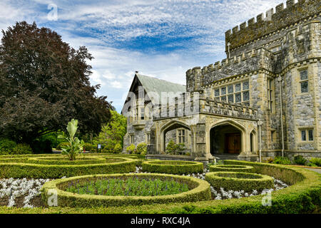 Hatley Castle, Royal Roads University, Victoria, BC, Kanada Stockfoto