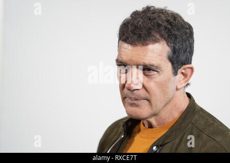 Antonio Banderas am Teatro del Soho Caixabank' photocall in Madrid mit: Antonio Banderas Wo: Madrid, Spanien Wann: 06 Feb 2019 Credit: Oscar Gonzalez/WENN.com Stockfoto