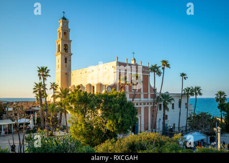 St. Peter's Kirche, in der Nähe von Jaffa, Tel Aviv, Israel Stockfoto