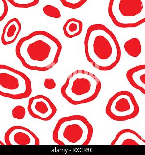 Abstract nahtlose Muster. Dot Textur. Gepunktete Ornament. Stock Vektor