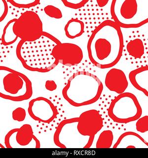 Abstract nahtlose Muster. Dot Textur. Gepunktete Ornament. Stock Vektor