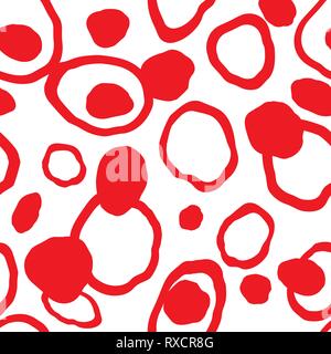 Abstract nahtlose Muster. Dot Textur. Gepunktete Ornament. Stock Vektor
