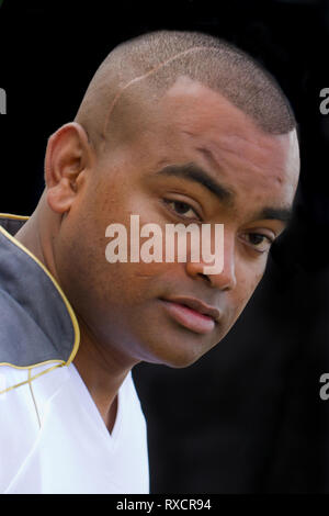 Lance Sergeant Johnson Beharry Gideon (VC) Victoria Cross britische Armee Soldat an die Streitkräfte Memorial, die National Memorial Arboretum, Staffordshire Stockfoto