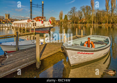 Boote und Raddampfer New Orleans, Henley On Thames, Großbritannien Stockfoto