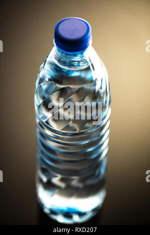 Ein Bild der Flasche Trinkwasser Stockfoto