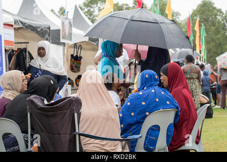 9 Mar 2019, multikulturellen Australien war heute am Africultures Festival in Wyatt Park, Lidcombe, Sydney Australien statt. Stockfoto