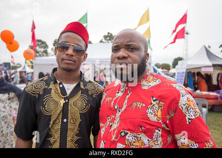 9 Mar 2019, multikulturellen Australien war heute am Africultures Festival in Wyatt Park, Lidcombe, Sydney Australien statt. Stockfoto