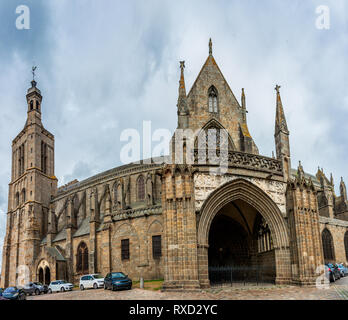 Die Kathedrale der Stadt Dol-de-Bretagne in der Bretagne Stockfoto