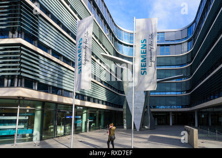 München, München: Siemens Headquarter in Oberbayern, München, Oberbayern, Bayern, Bayern, Deutschland Stockfoto