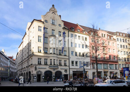 München, München: Schneider Weisses Bräuhaus, Straße Tal in Oberbayern, München, Oberbayern, Bayern, Bayern, Deutschland Stockfoto