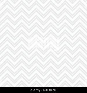 Nahtlos Zick-Zack-Muster. Zick-zack-Linien. Chevron Muster. Fischgrätmuster. Weiße und graue geometrische Struktur. Vektor monochromen Hintergrund. Stock Vektor