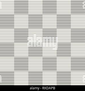 Zusammenfassung nahtlose Muster. Moderne, elegante Textur. Wiederkehrende geometrische Fliesen mit gestreifte Quadrate. Vector Hintergrund. Stock Vektor