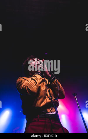 Los Angeles, Ca, USA. 8 Mär, 2019. Albert Hammond jr. in der Fonda Theater in Los Angeles, Kalifornien am 8. März 2019. Quelle: Steve Rose/Medien Punch/Alamy leben Nachrichten Stockfoto