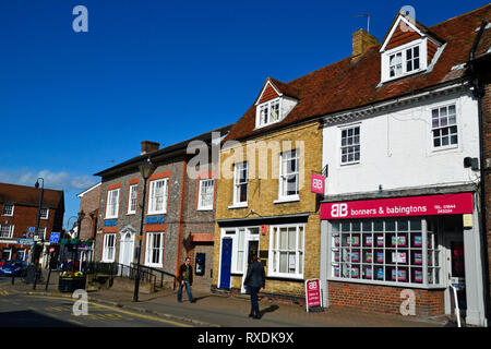 Princes Risborough High Street, Buckinghamshire, Großbritannien Stockfoto