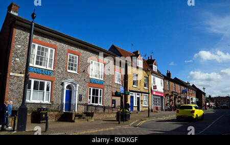 Die Barclays Bank, High Street, Princes Risborough, Buckinghamshire, Großbritannien Stockfoto