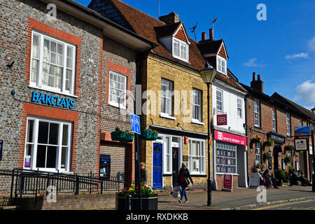 Die Barclays Bank, High Street, Princes Risborough, Buckinghamshire, Großbritannien Stockfoto