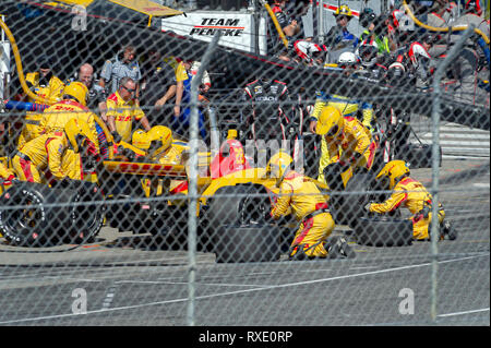 Indy Car Race Day in Toronto Stockfoto