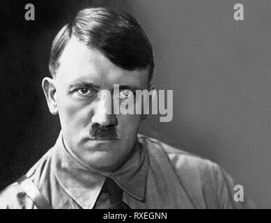 Porträt von Adolf HITLER deutscher Krieg führend. Neuer Scan aus dem Archiv des Pressedienstes Portrait - Portrait ehemals Pressebüro. Stockfoto