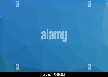 Abstrakte triangulierten Blau farbigen Hintergrund in weichen Farben Stock Vektor