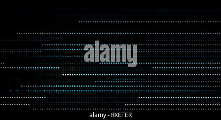 Futuristischer Hintergrund mit Neon Linien und Punkte Artwork Stockfoto