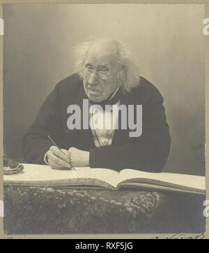 Marie-Eugène Chevreul. Paul Nadar; Französisch, 1856-1939. Datum: 1886. Abmessungen: 12,5 x 10,9 cm (Bild/Papier); 14,2 × 12,6 cm (erste Montage); 19,7 × 16,6 cm (zweite Montage). Silbergelatineabzug. Herkunft: Frankreich. Museum: Das Chicago Art Institute. Stockfoto