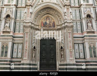 Der Dom von Florenz, formal die Kathedrale von Santa Maria Del Fiore, ist der Dom von Florenz, Italien Stockfoto