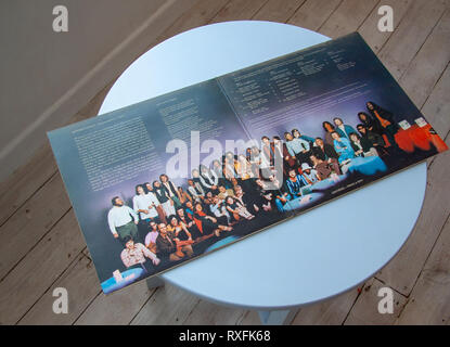 Im inneren Bild von enormen jazz band Tausendfüßler Stockfoto